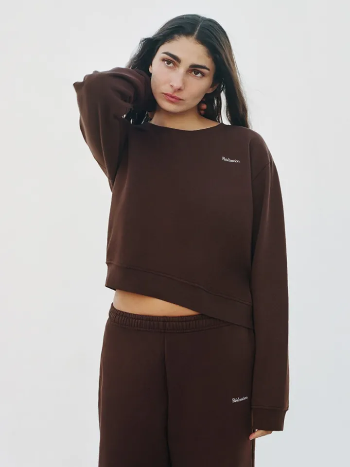 Discount Real Sweatshirt - Chocolate Women Sweats
