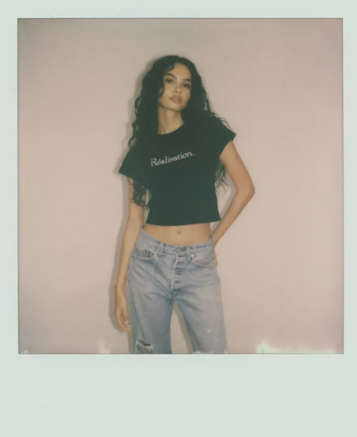 Sale Realisation Logo Tee - Black Women Tees