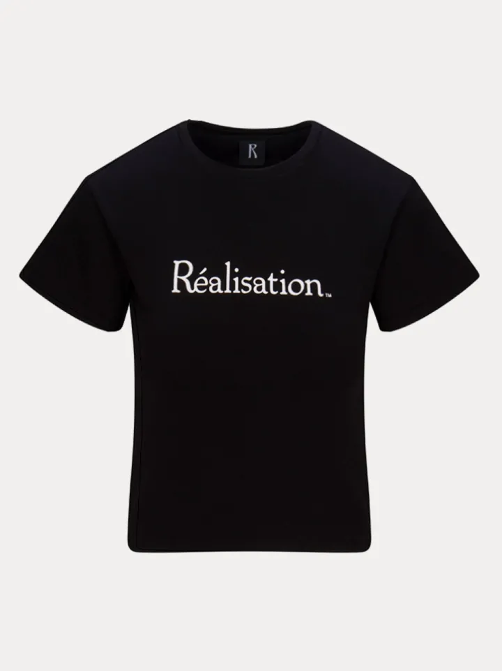 Sale Realisation Logo Tee - Black Women Tees