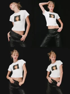 Best Sale Studio Baby Tee - White Women Tees