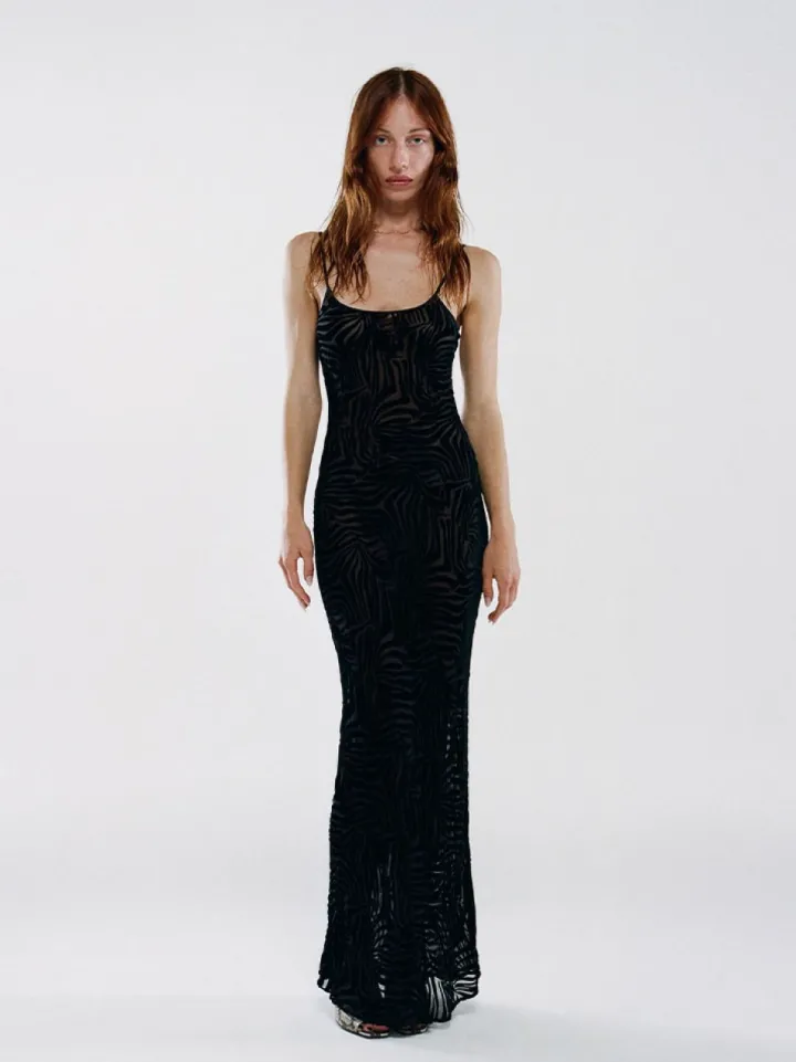 Clearance The Amber - Zebra Women Dresses