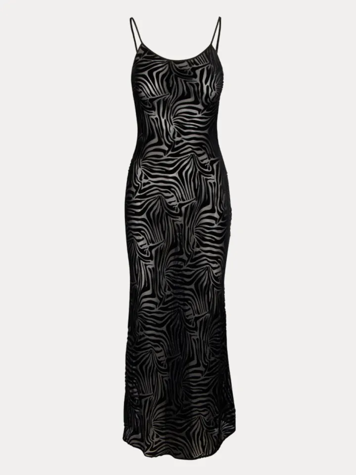 Clearance The Amber - Zebra Women Dresses