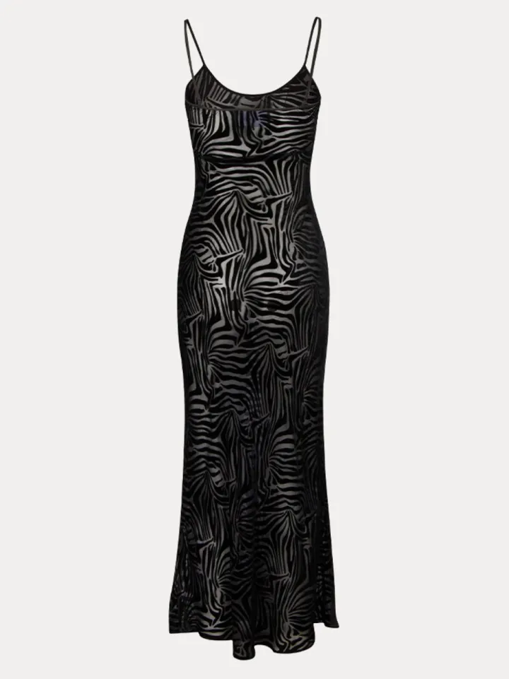 Clearance The Amber - Zebra Women Dresses