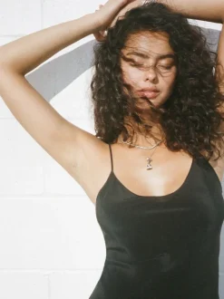 Shop The Natasha Slip - Black Women Dresses