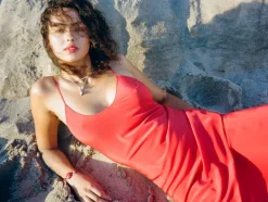 Cheap The Natasha Slip - Red Women Dresses