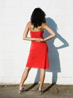 Cheap The Natasha Slip - Red Women Dresses
