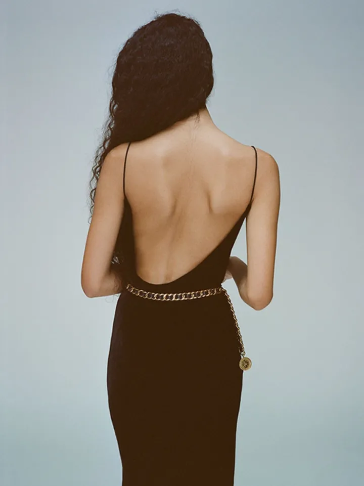 Fashion The Rachel - Black Velvet Women Dresses