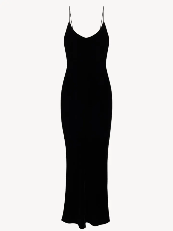 Fashion The Rachel - Black Velvet Women Dresses