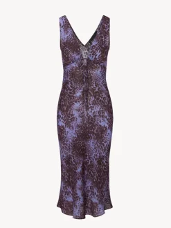 Fashion The Scarlet - Purple Leopard Women Dresses
