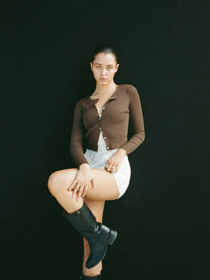 Cheap The Winona Cardigan - Chocolate Women Tops
