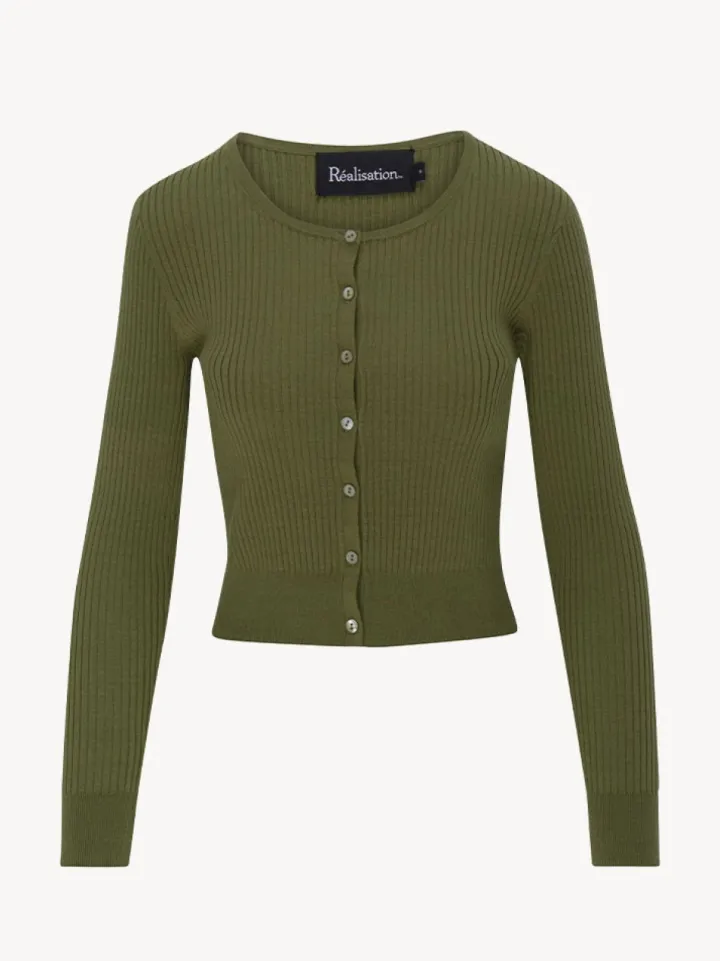 Flash Sale The Winona Cardigan - Olive Women Tops