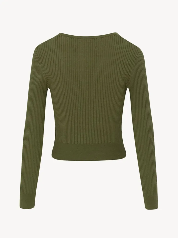 Flash Sale The Winona Cardigan - Olive Women Tops