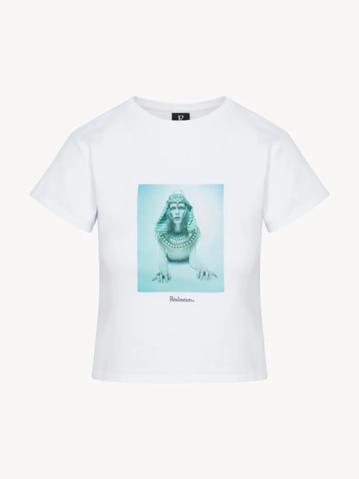 Clearance Hunky Dory Baby Tee - White Women Tees