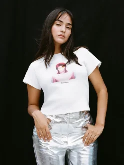 Cheap Pin Ups Baby Tee - White Women Tees
