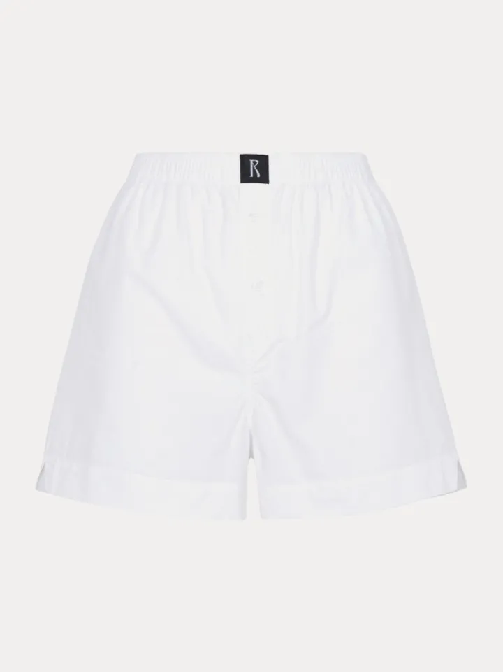Hot Real Boxer Shorts - White Women Bottoms