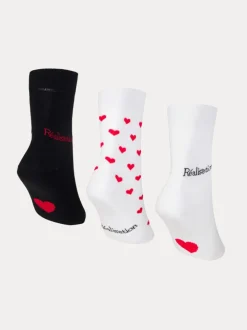 Hot Real Sock Pack - Heart Women Accessories