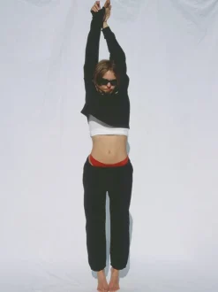 Store Real Sweatpants - Black Women Bottoms