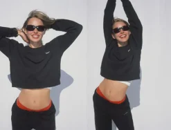 Store Real Sweatpants - Black Women Bottoms