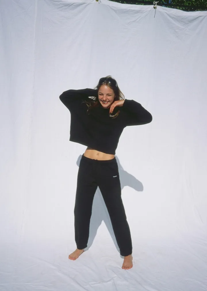 Store Real Sweatpants - Black Women Bottoms