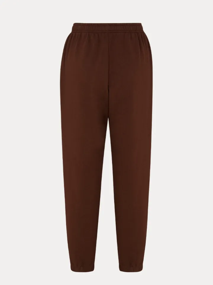 Fashion Real Sweatpants - Chocolate Women Bottoms