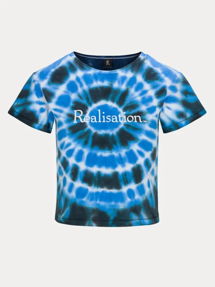 Discount Real Tie Dye Logo Tee - Lagoon Women Tees
