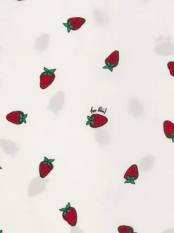 Shop The Alba - White Strawberry Women Dresses