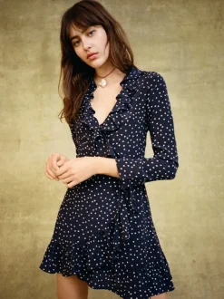 Best Sale The Alexandra - Navy Star Women Dresses