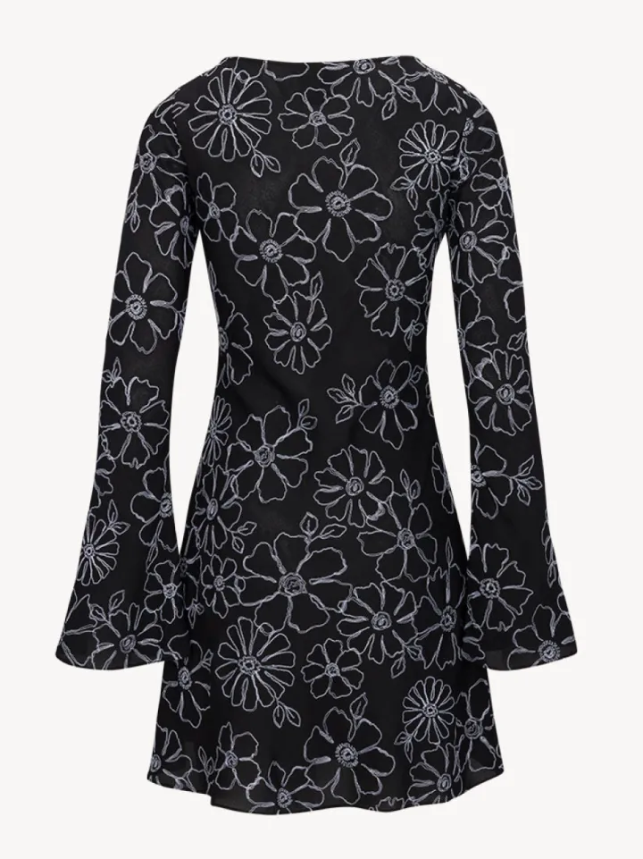 Discount The Brigitte - Embroidered Fleur Women Dresses