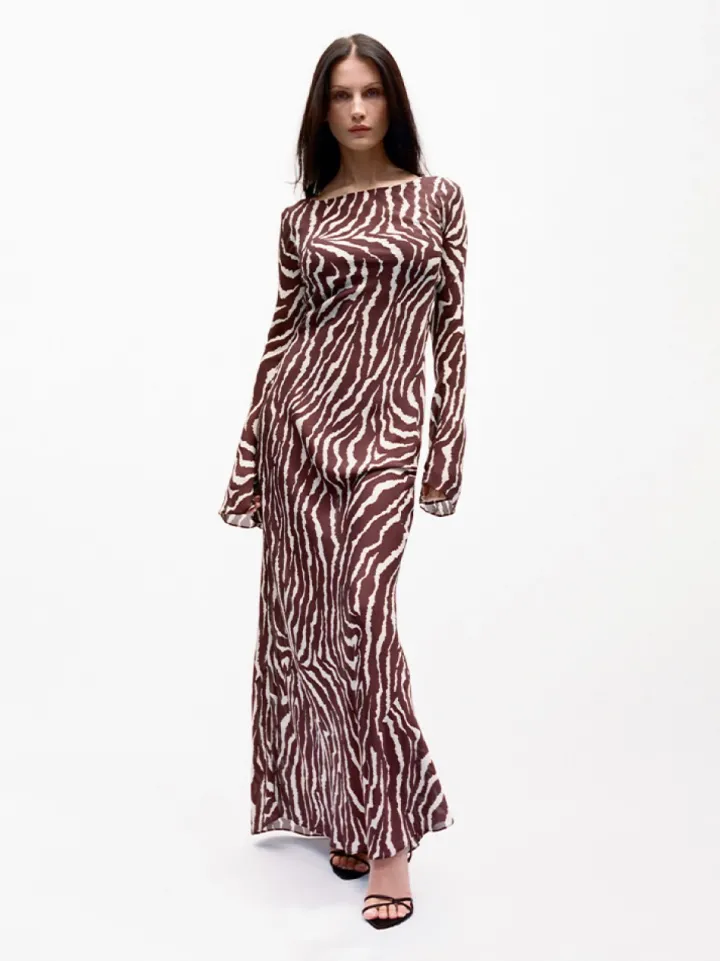 Cheap The Gia - Animal Women Dresses
