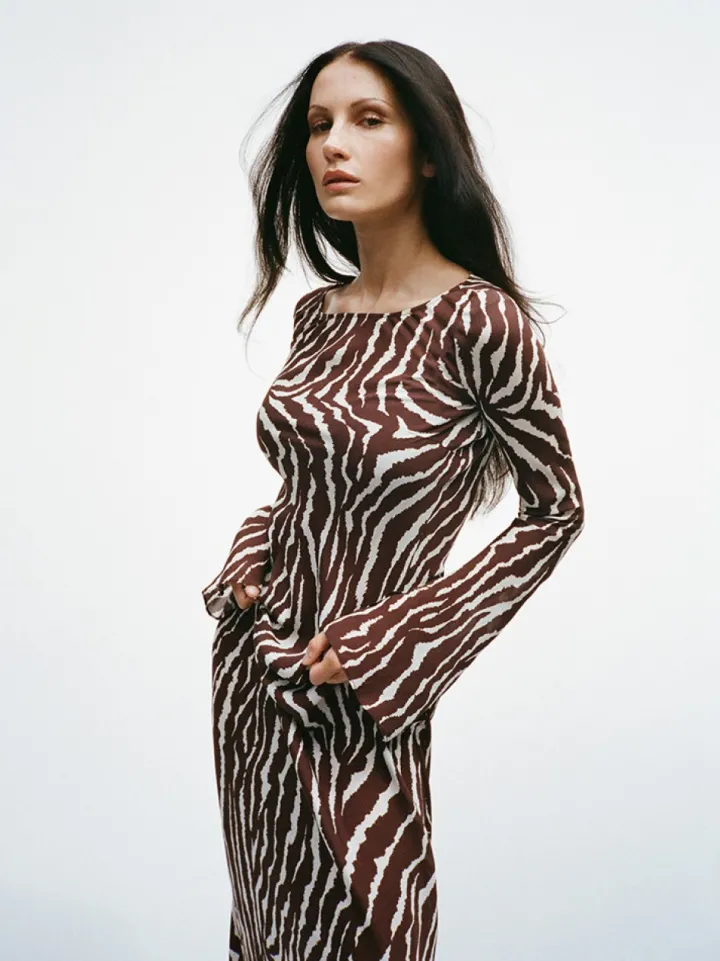 Cheap The Gia - Animal Women Dresses