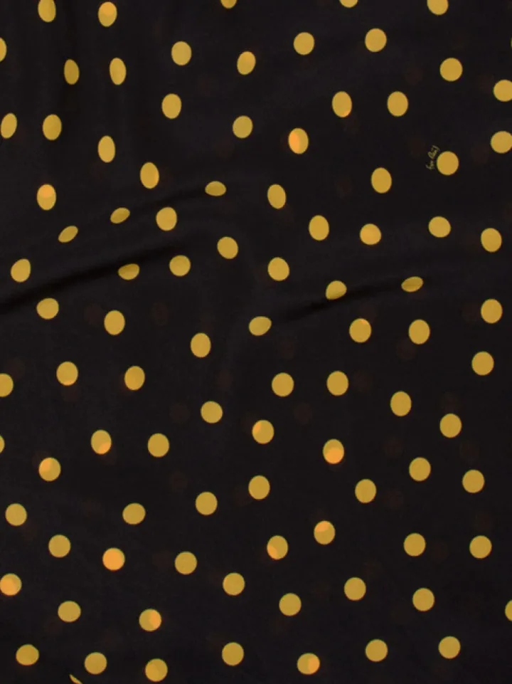 Hot The Iggy - Yellow Polka Dot Women Dresses