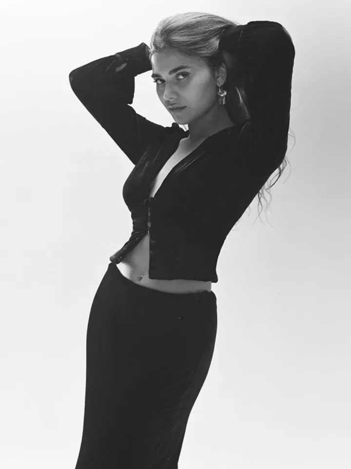 Fashion The Joni - Black Velvet Women Bottoms