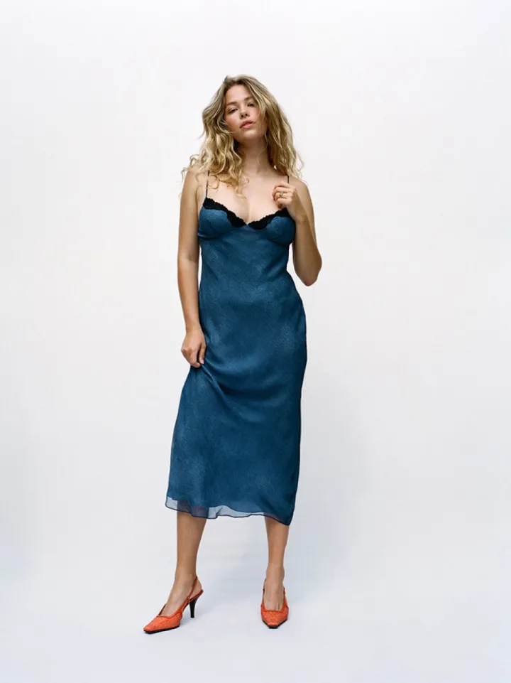 Cheap The Karlie - Denim Women Dresses