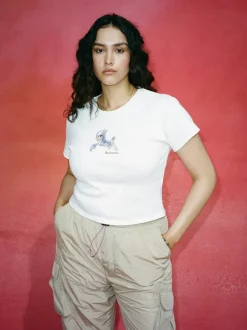 Clearance The Pony Tee - White Women Tees