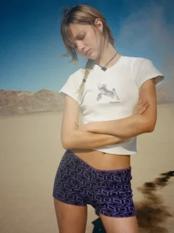 Clearance The Pony Tee - White Women Tees