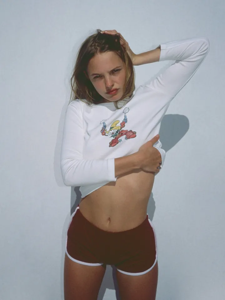 Cheap Yee Ha! Long Sleeve Tee - White Women Tees