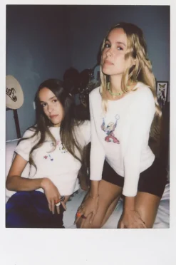 Cheap Yee Ha! Long Sleeve Tee - White Women Tees